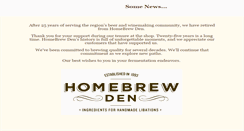 Desktop Screenshot of homebrewden.com
